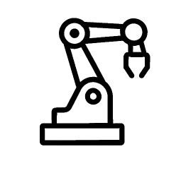 Icono de automatización industrial - Sistemas de control